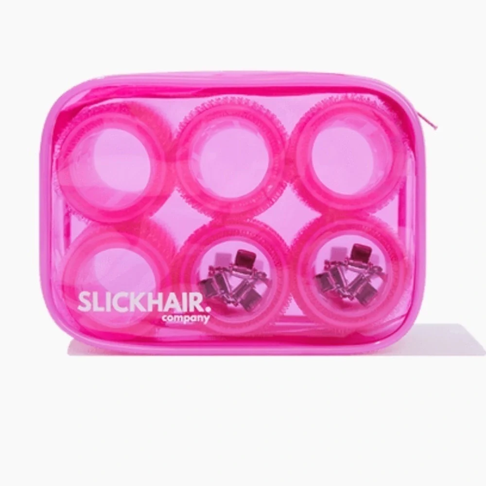 Slickhair Pink Hair Roller Set